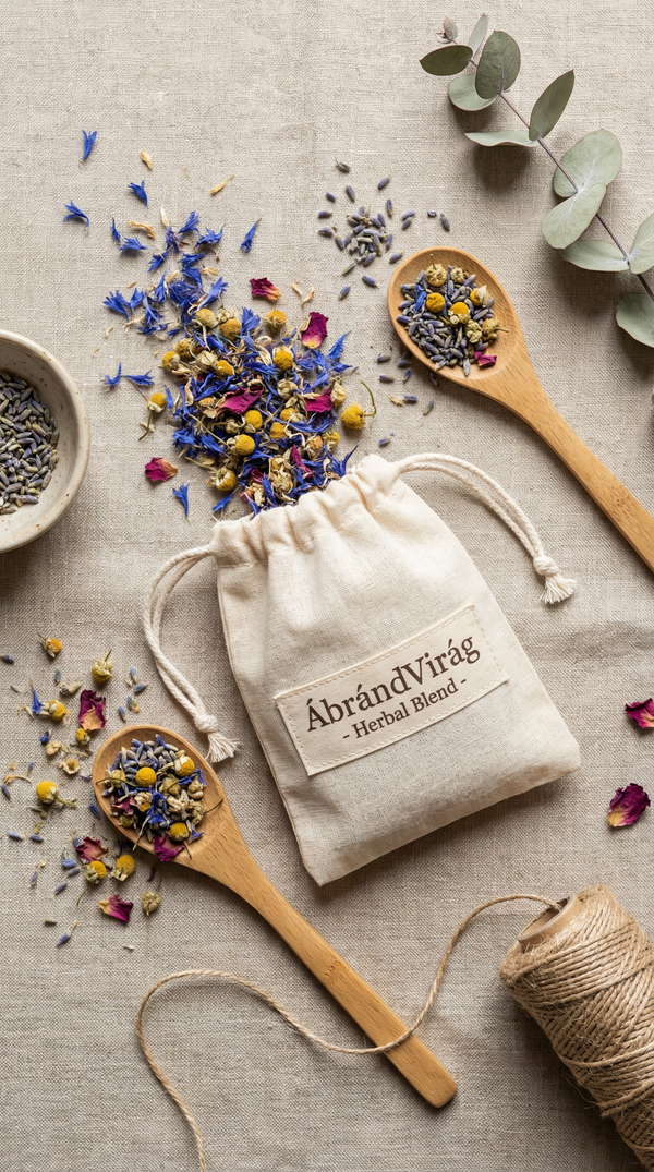 🌙 ÁbrándVirág tea és a mélyalvás – kék csésze a nyugodt éjszakákért