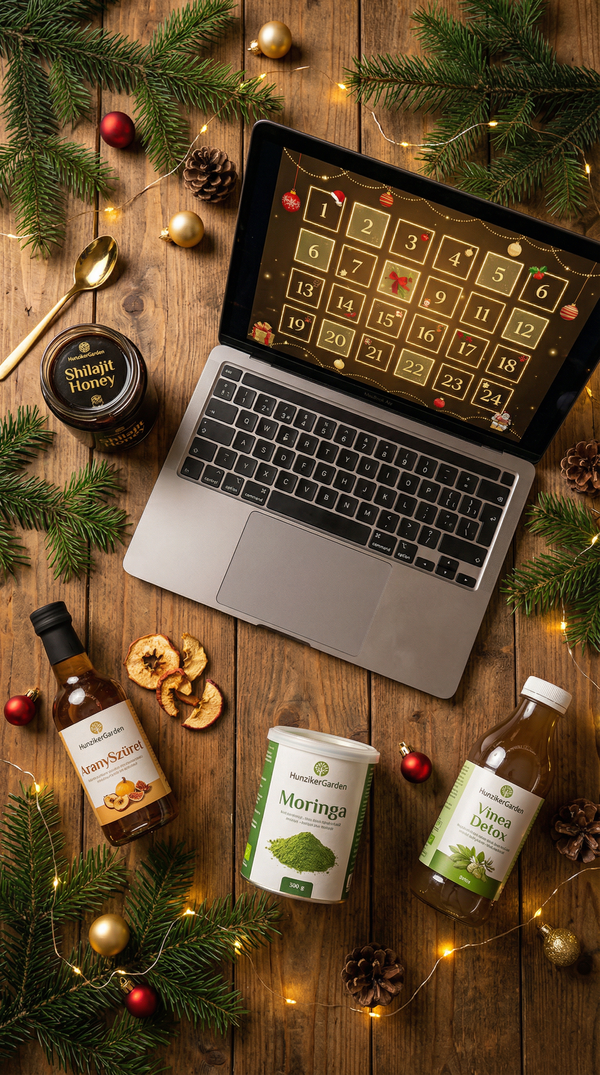 🎄 Hunziker Advent – 24 nap, 24 ajándék Digitális kalendárium az egészségednek, nem a polcodnak