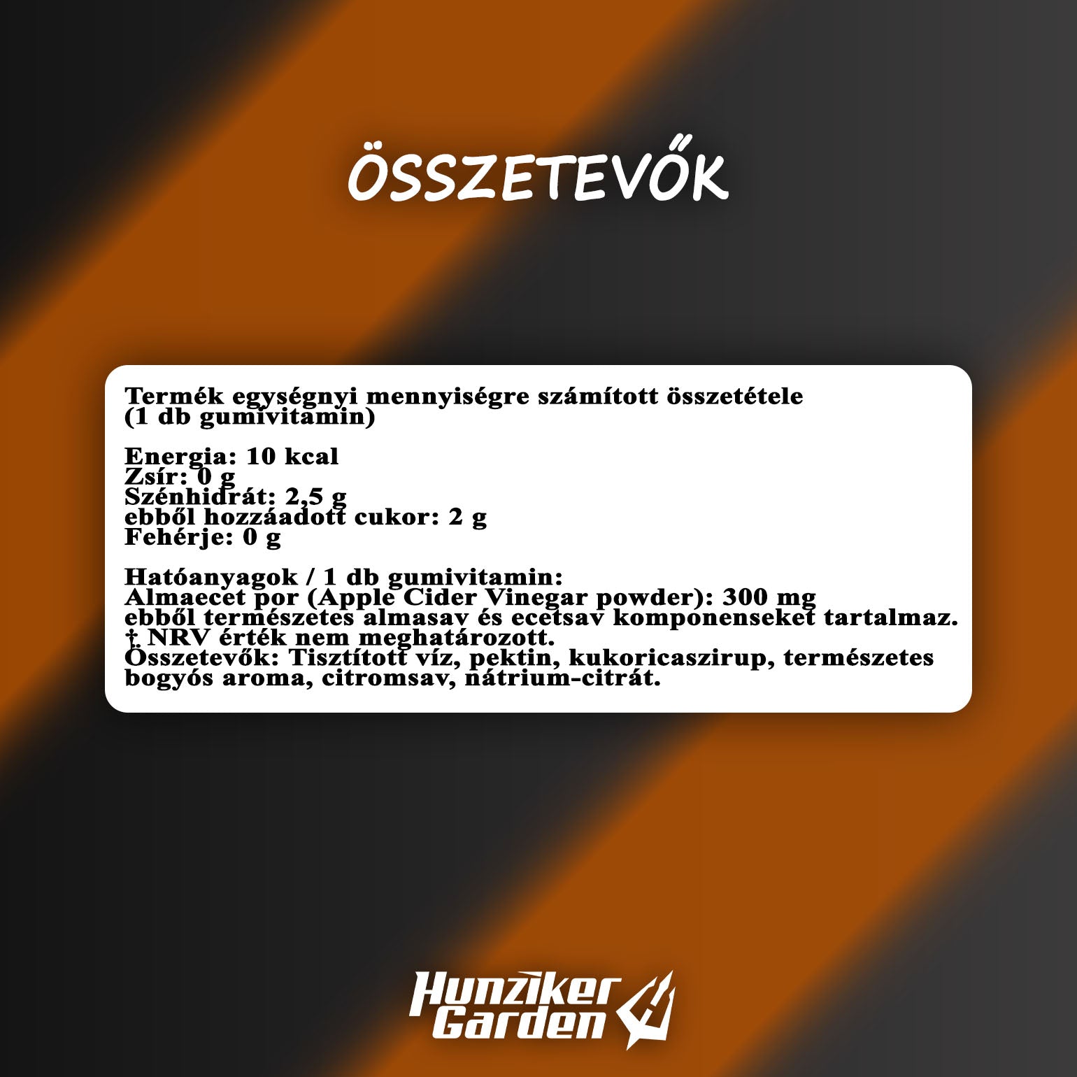 Vinea Detox – Prémium Almaecet Gumicukor