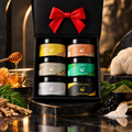 Prémium HunzikerGarden ajándékcsomag hat természetes étrend-kiegészítővel, köztük Aranyszüret, Ashwagandha és Shilajit Honey
