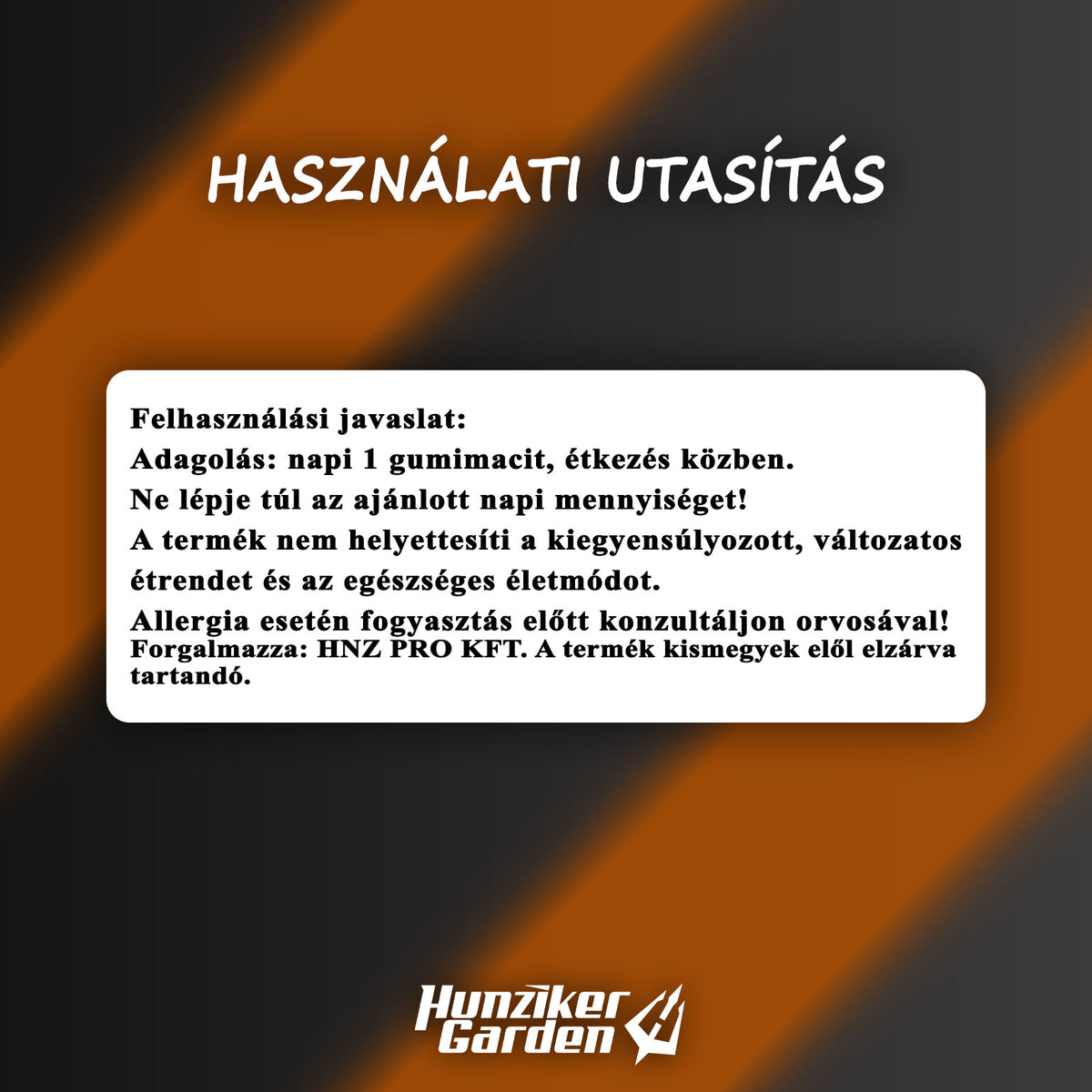 Vinea Detox almaecet gumicukor használati utasítása: napi 1 gumicukor étkezés közben